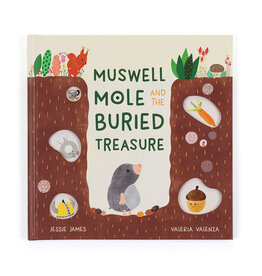 Jellycat Muswell Mole and the Buried Treasure book Jellycat Muswell Mole and the Buried Treasure book