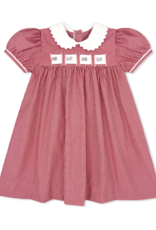 Lullaby Set Ruth Ribbon Dress Blessings w/3 Ribbons Ridgeland Red Gingham