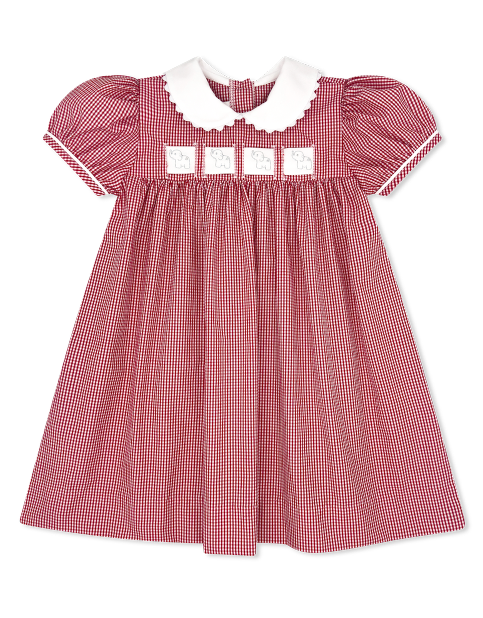 Lullaby Set Ruth Ribbon Dress Blessings w/3 Ribbons Ridgeland Red Gingham