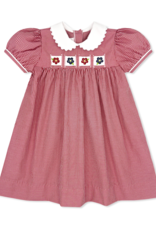 Lullaby Set Ruth Ribbon Dress Blessings w/3 Ribbons Ridgeland Red Gingham