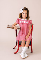 Lullaby Set Ruth Ribbon Dress Blessings w/3 Ribbons Ridgeland Red Gingham
