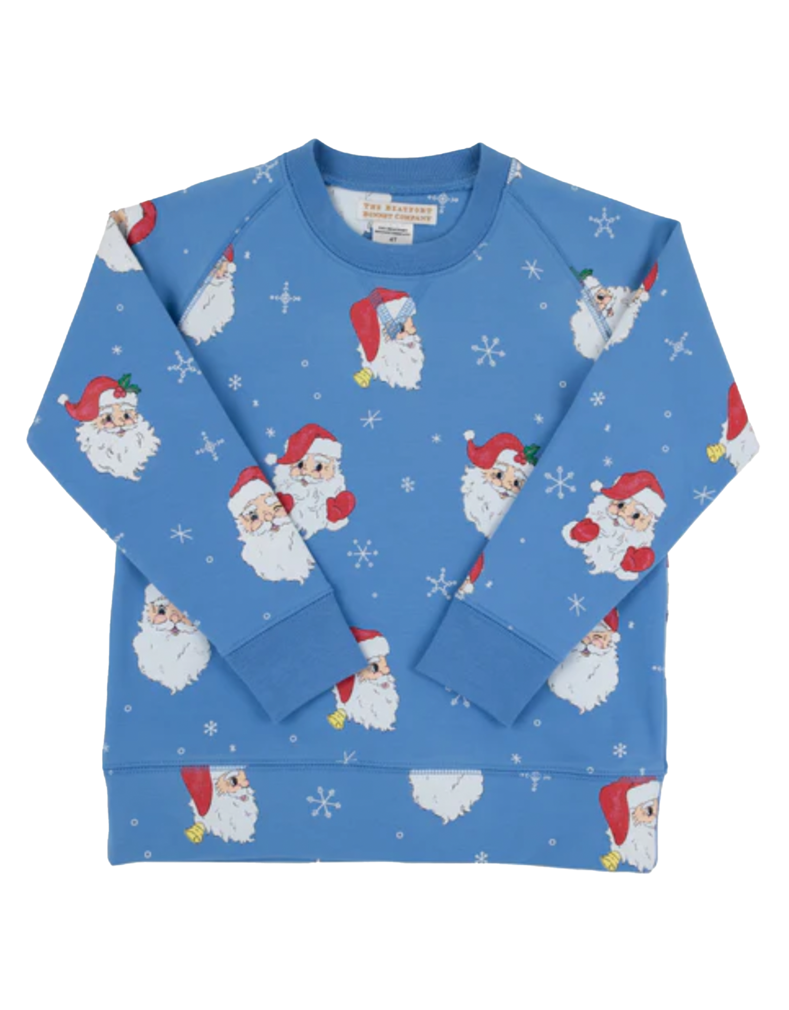 TBBC Cassidy Crewneck Dear Santa Barbados Blue