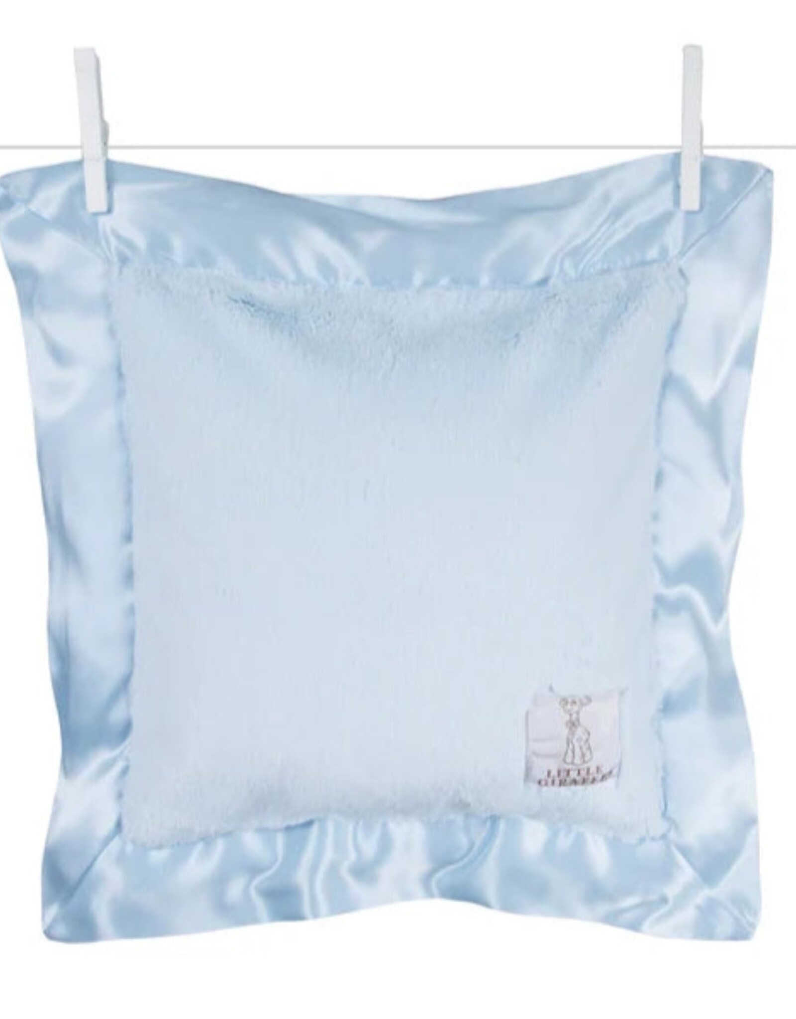 Little Giraffe Luxe Pillow Blue