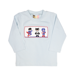 Banana Split Super Hero Smocked Shirt