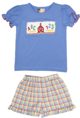 Banana Split 224 School Days Ruffle Short Set