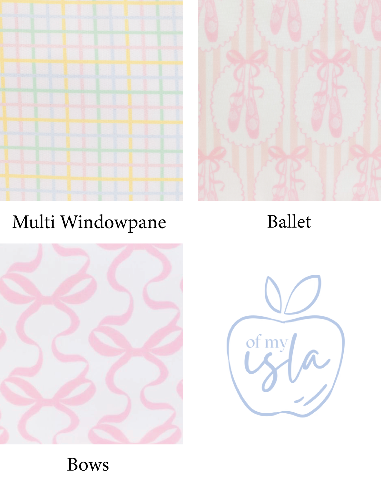 Apple of My Isla Laminated Dopp Kit