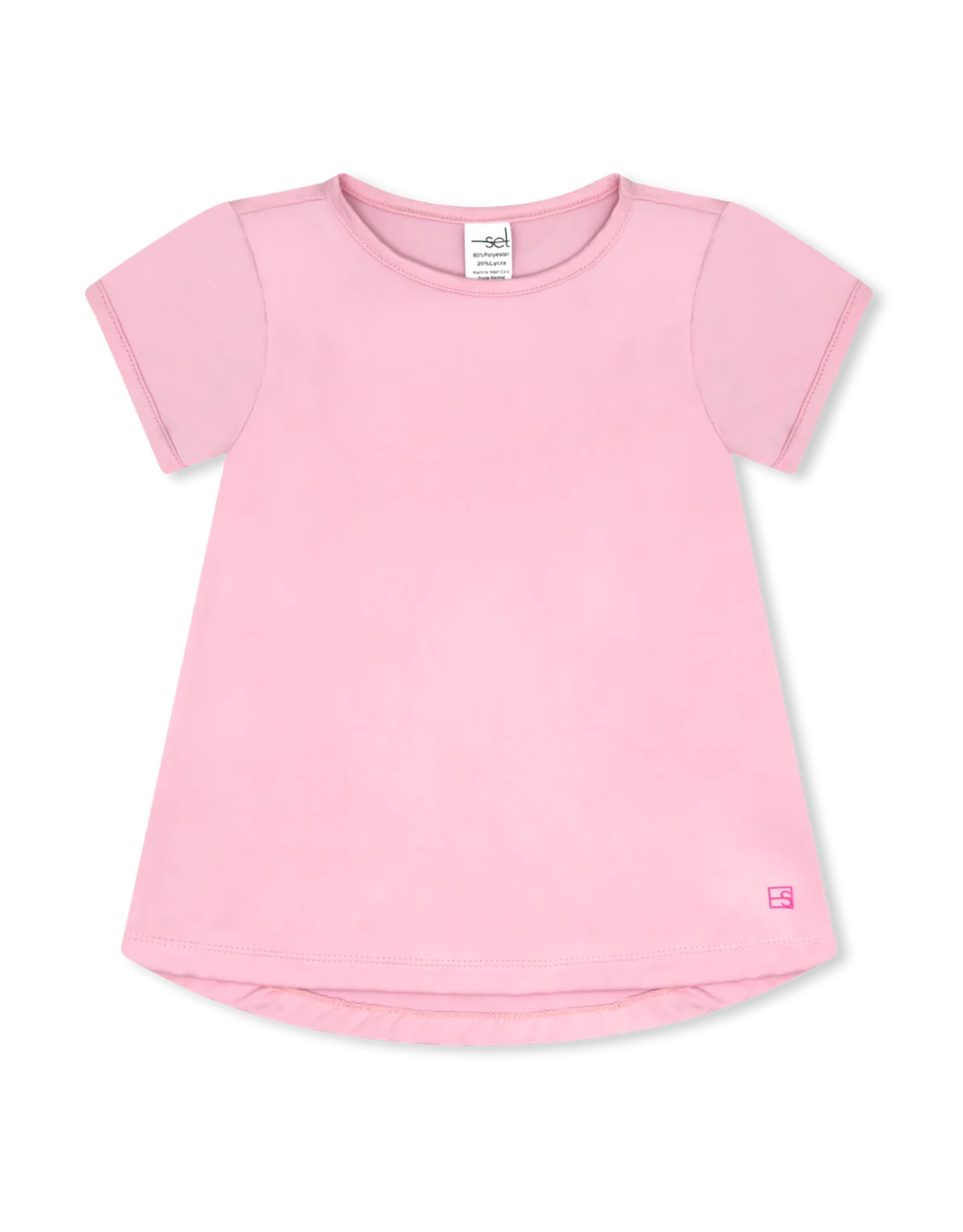 Set Athleisure Bridget Basic Tee Cotton Candy Pink