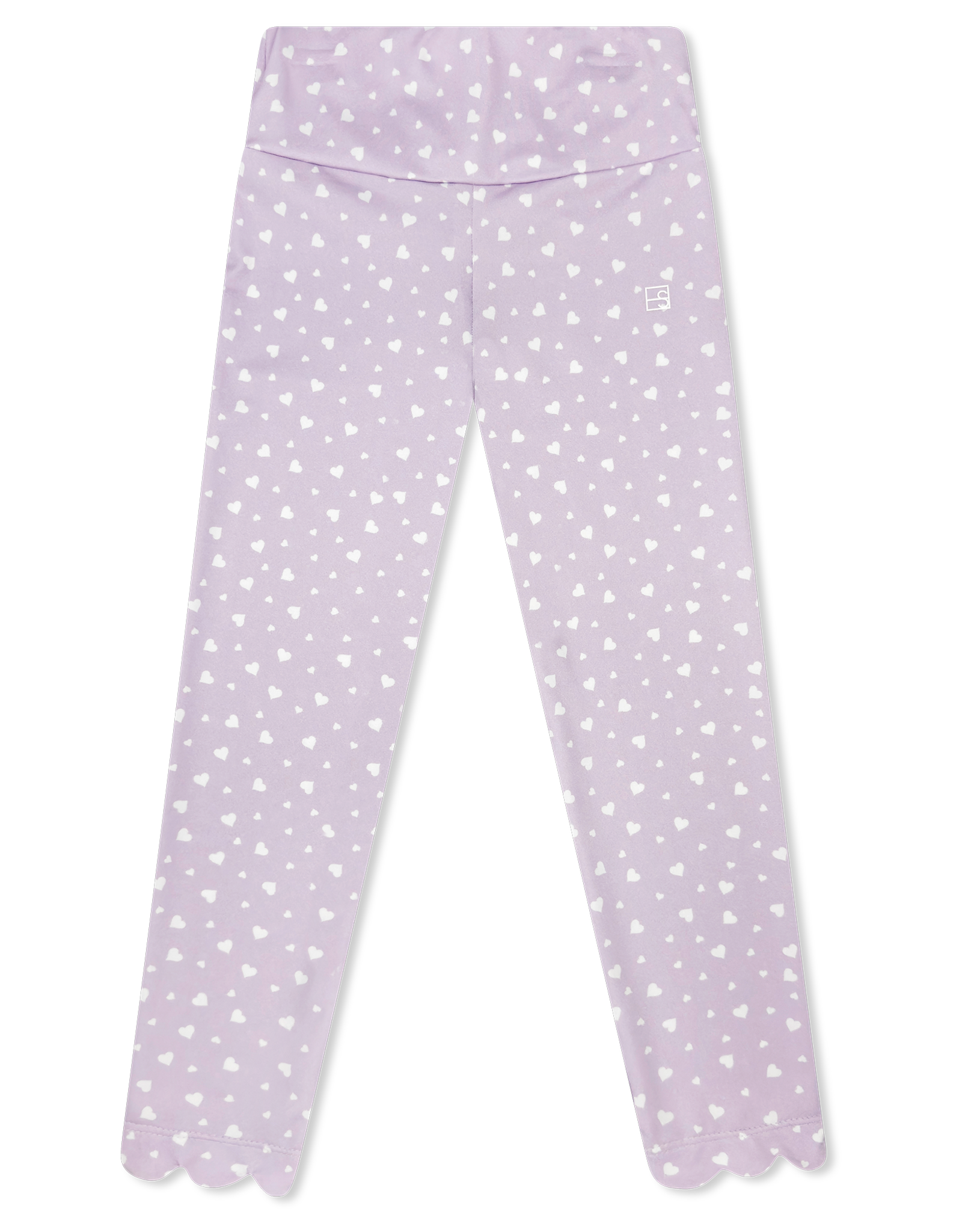 Set Athleisure Sadie Scallop Legging Be Mine Petal Purple