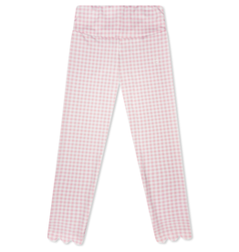Set Athleisure Sadie Scallop Legging Cotton Candy Pink Check