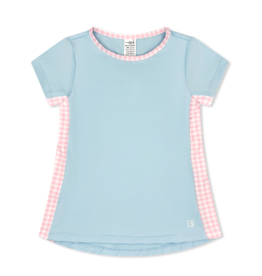 Set Athleisure Blair Top Blue/Pink check