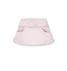 Set Athleisure Tiffany Tennis Skort Cotton Candy Pink Check, Petal Purple