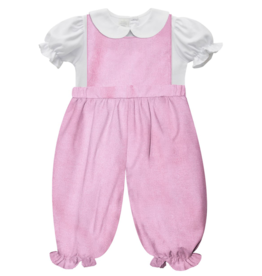 Vive la Fete Light Pink Corduroy Longall with Blouse