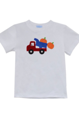 Vive la Fete VFF25 Tractor Pumpkin Applique Shirt