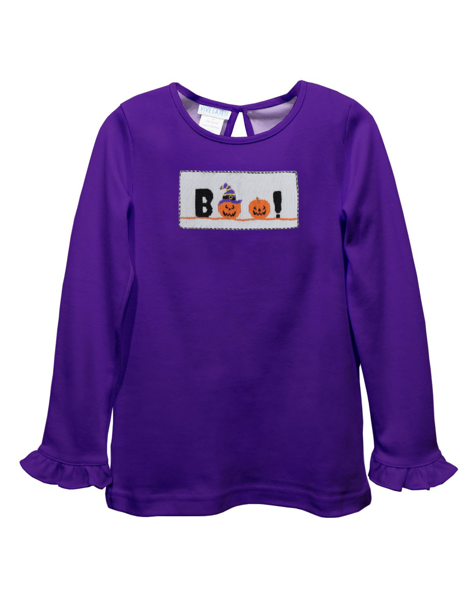 Vive la Fete VFF25 Purple Halloween Smocked Shirt