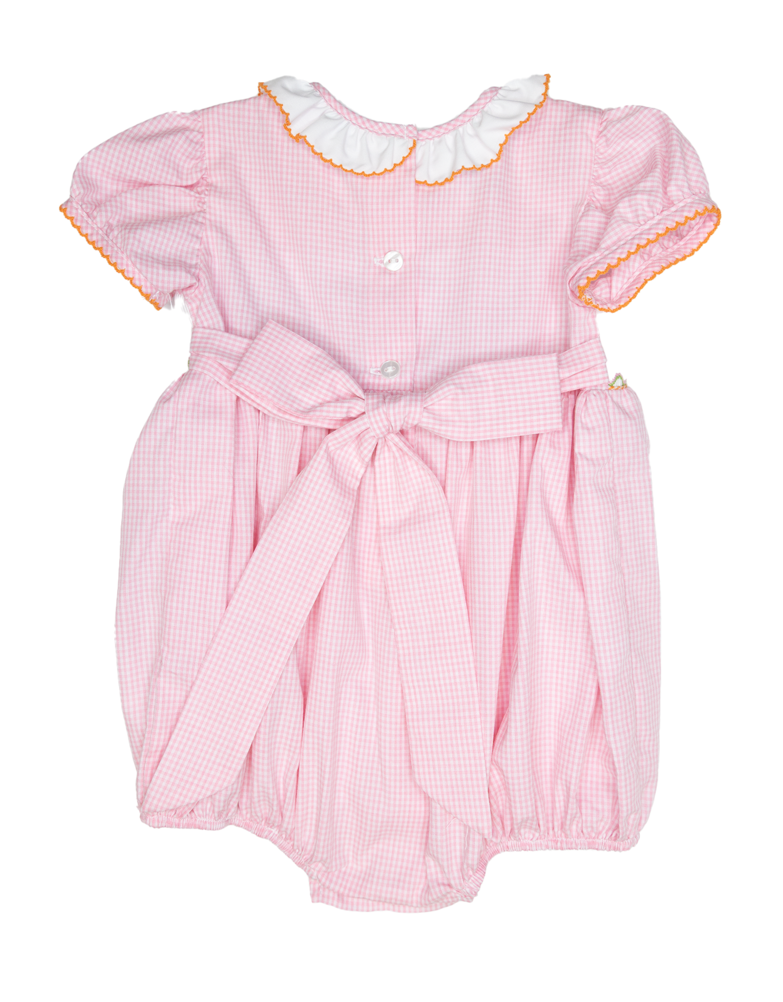 Lulu Bebe LBF25 Rosie Smocked Pumpkin Bubble