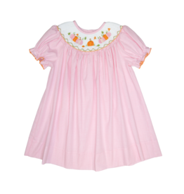 Lulu Bebe Emma Smocked Pumpkin Bishop