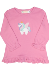 Luigi F25 Ruffle Shirt  Pink Unicorn