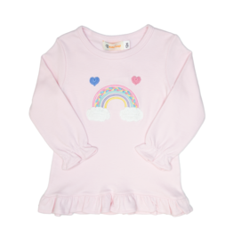 Luigi Ruffle Shirt Pink Rainbow