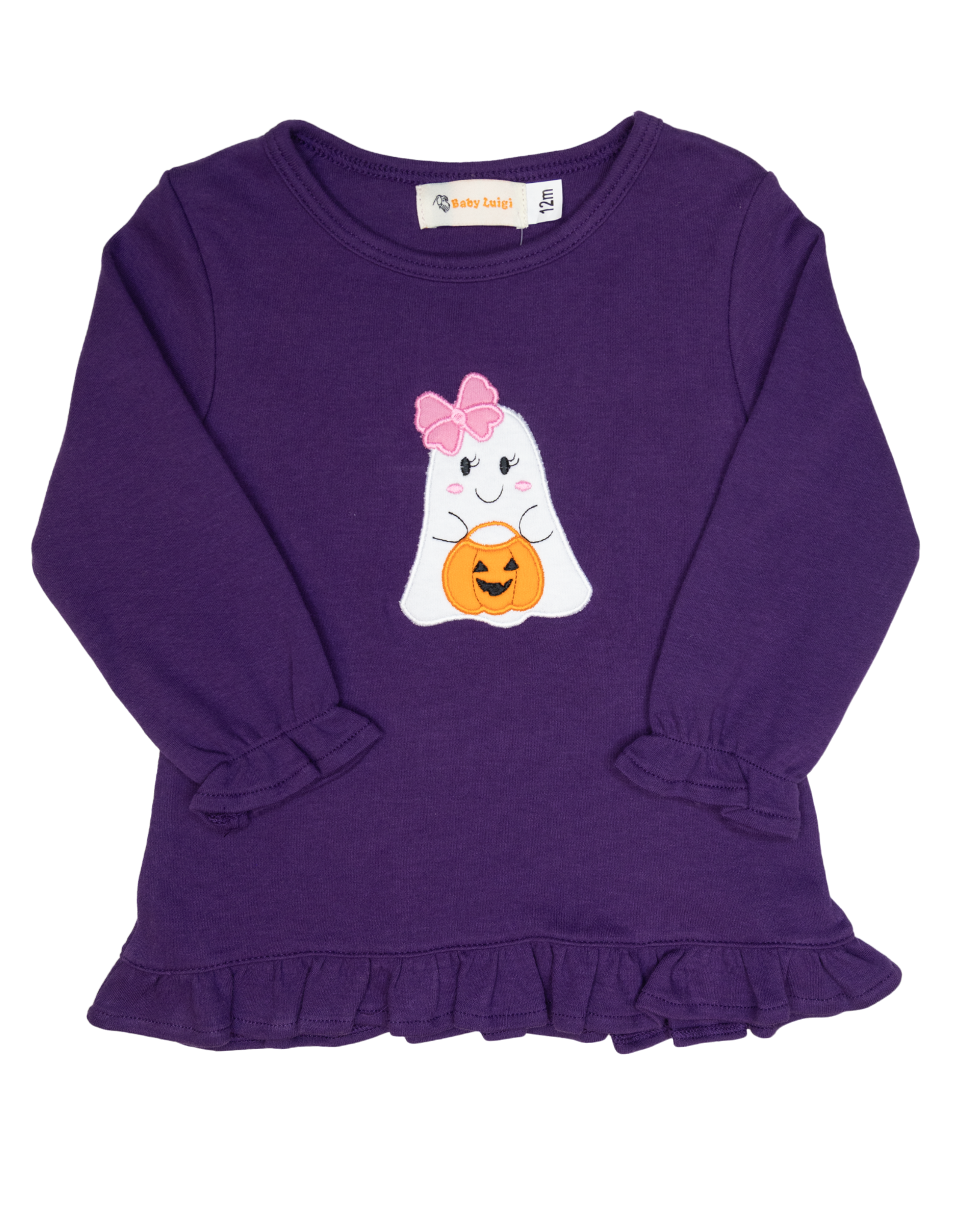 Luigi F25 Ruffle Shirt Purple Ghost Bucket