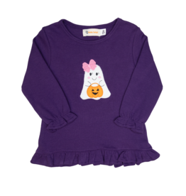 Luigi Ruffle Shirt Purple Ghost Bucket