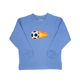 Luigi (Size 3T) Sweatshirt Navy Soccer/Flame