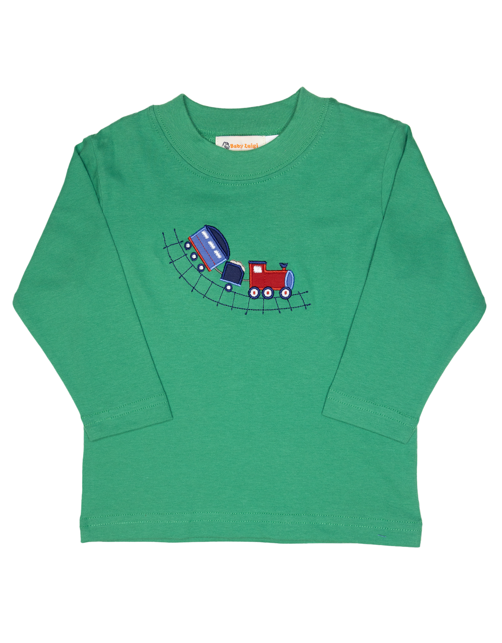 Luigi F25 LS Shirt Green Declining Train