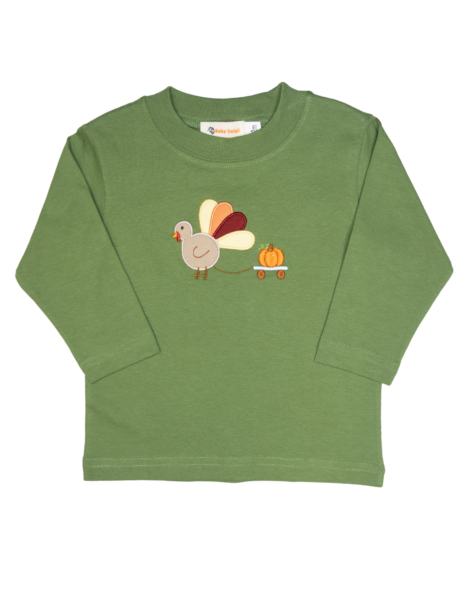 Luigi F25 LS Shirt Green Turkey/Wagon