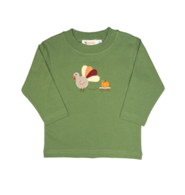 Luigi Long Sleeve Shirt Green Turkey/Wagon