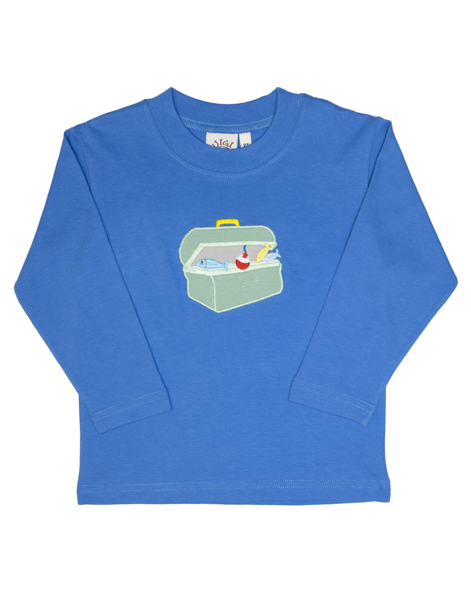 Luigi F25 LS Shirt Blue Tackle Box