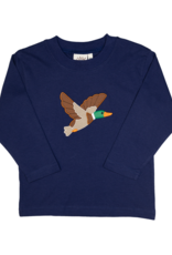 Luigi F25 LS Shirt Navy Flying Mallard