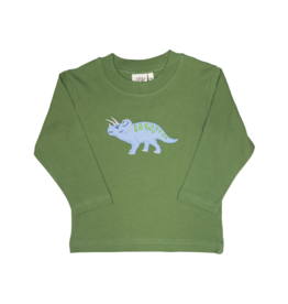 Luigi Long Sleeve Shirt Green Triceratops