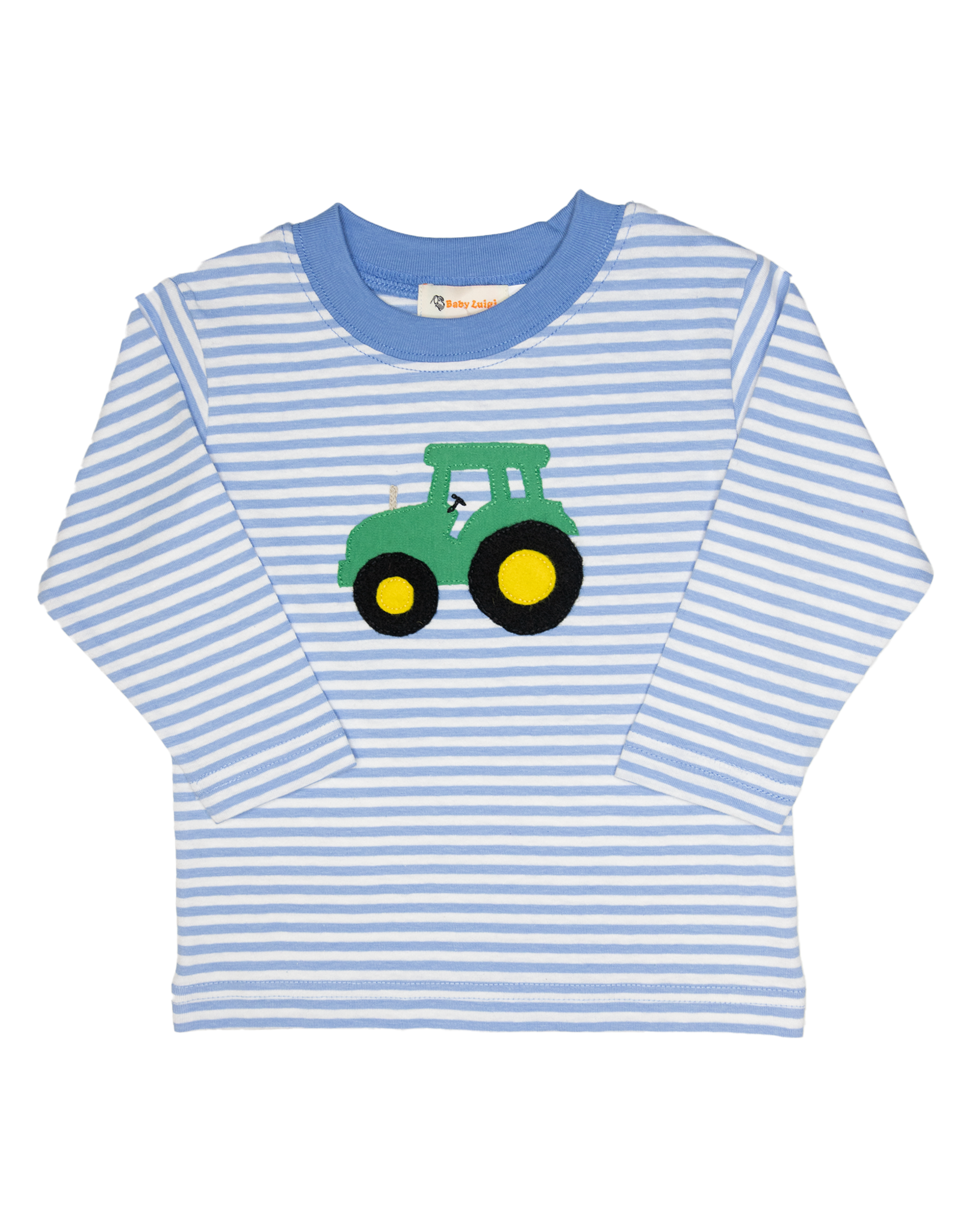 Luigi F25 LS Shirt Sky Stripe Tractor