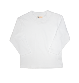 Luigi Long Sleeve Solid Shirt White
