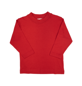 Luigi Long Sleeve Solid Shirt Red