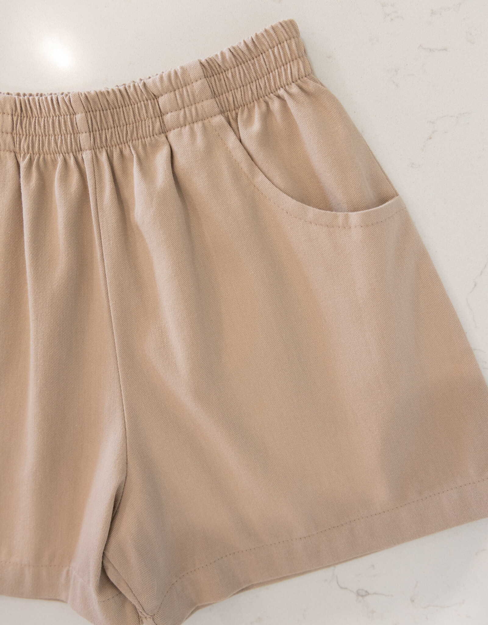 Luigi TWSH417 Twill Short w/Pockets Sand 23