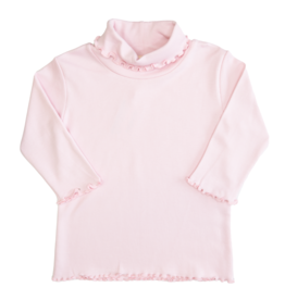 Luigi Lettuce Edge Turtle Neck Pink