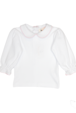Luigi KB068 LS Blouse White/Pink