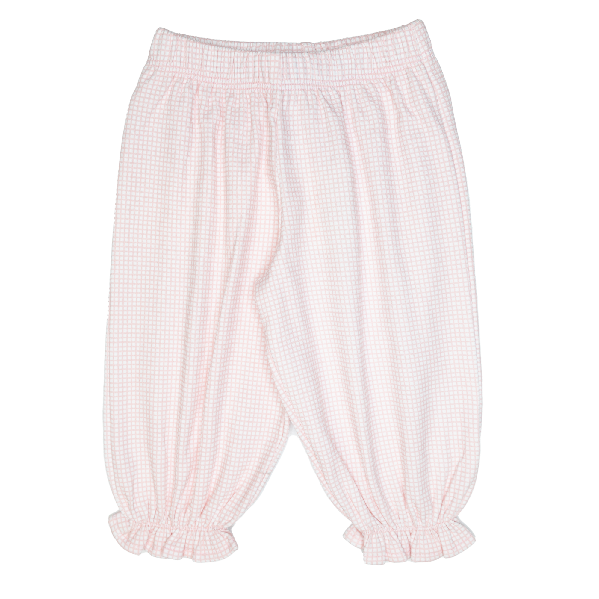 Luigi Light Pink Gingham Bloomer Pant - Spoiled Sweet