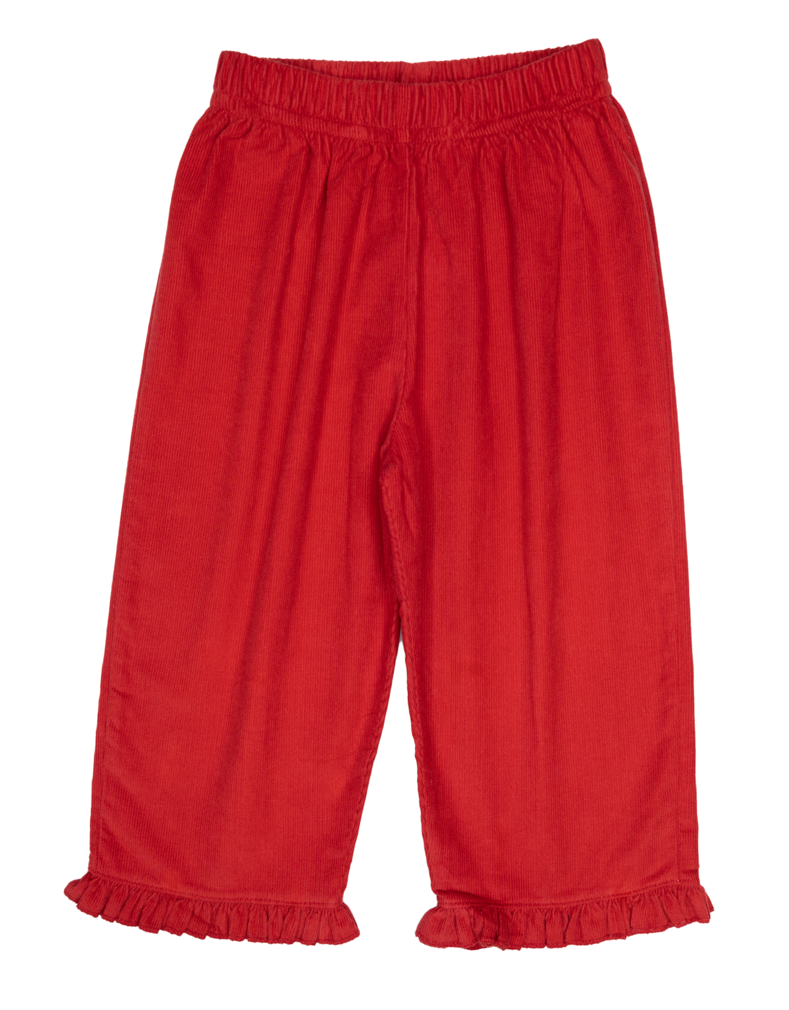 Luigi BP002 Corduroy Ruffle Pant Red