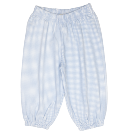 Luigi Light Blue Gingham Bloomer Pant