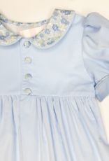 James and Lottie JL25 Ava Blue Floral Corduroy Dress