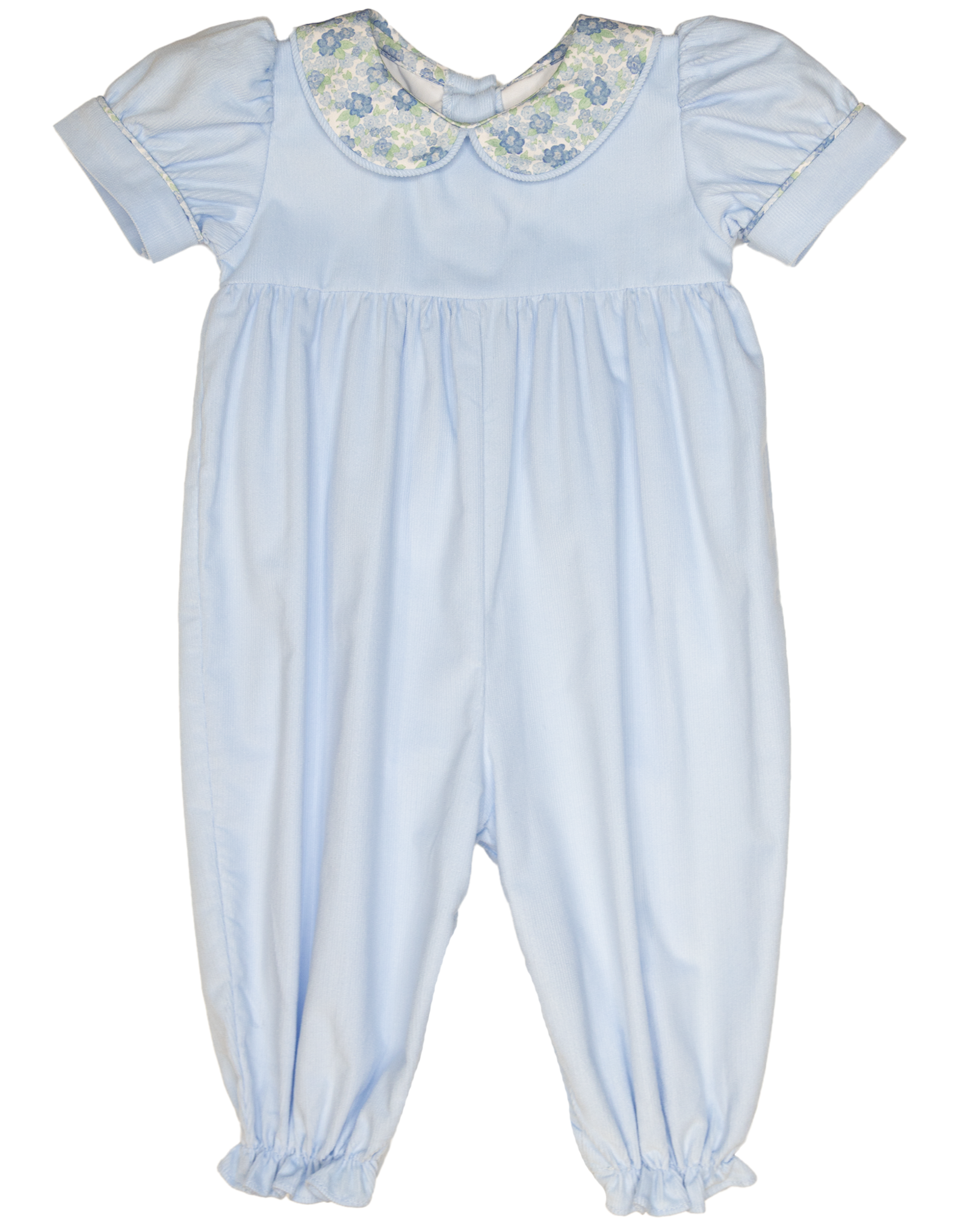James and Lottie JL25 Payton Long Bubble Ava Blue Floral