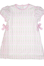 James and Lottie JL25 Cece Dress Pink Floral Corduroy