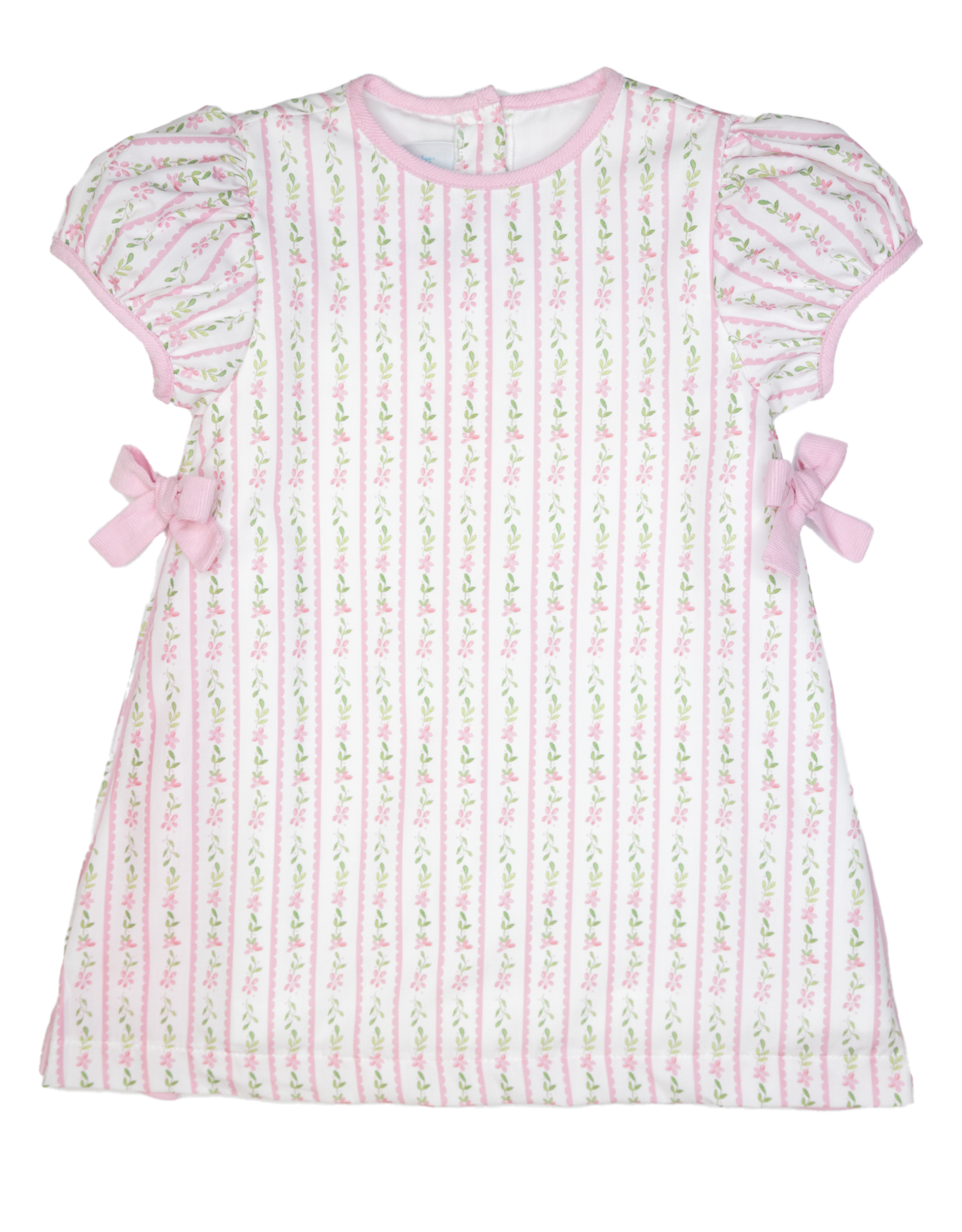 James and Lottie JL25 Cece Dress Pink Floral Corduroy
