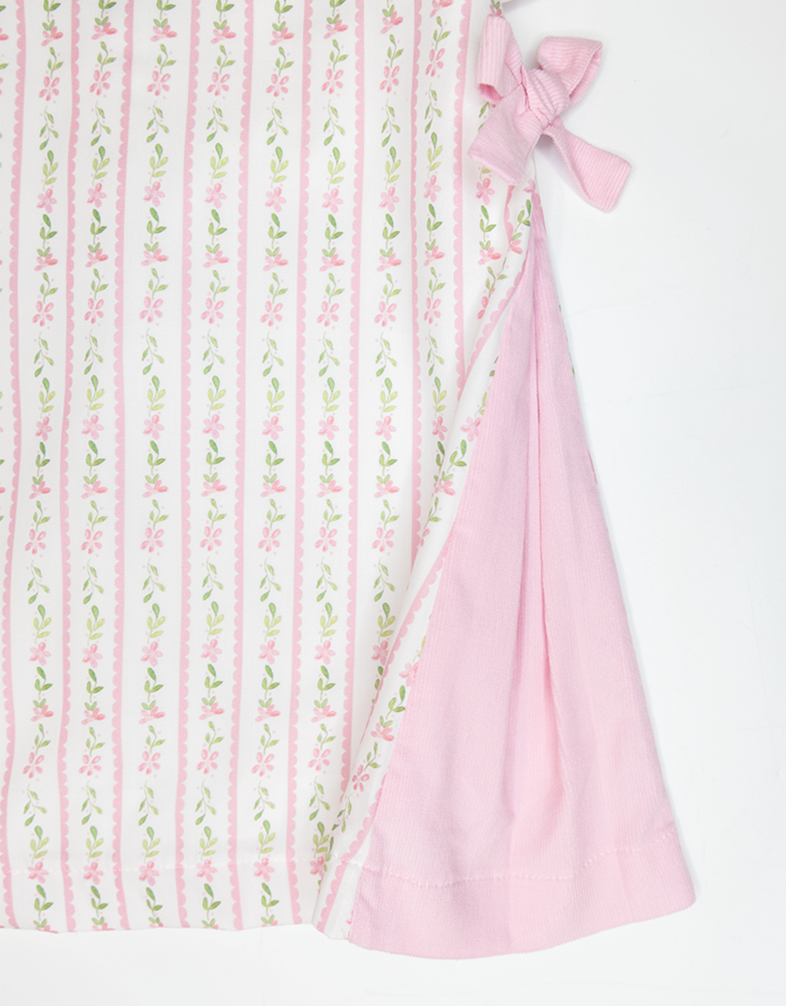 James and Lottie JL25 Cece Dress Pink Floral Corduroy