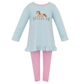 Claire and Charlie Ride Way Horse Tunic/Legging Set