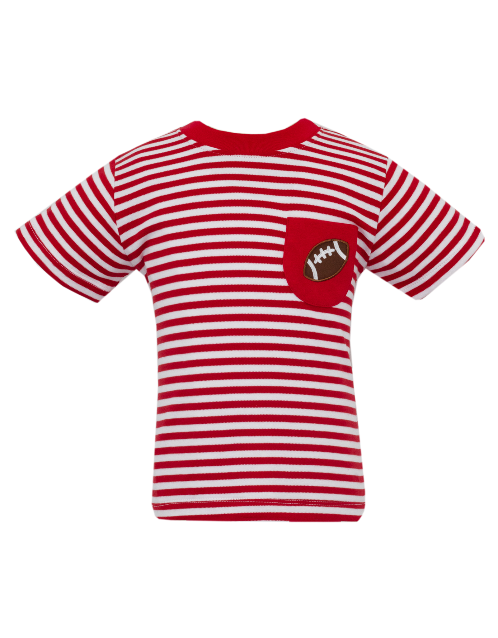 Claire and Charlie 5082P Red Football Pocket Shirt