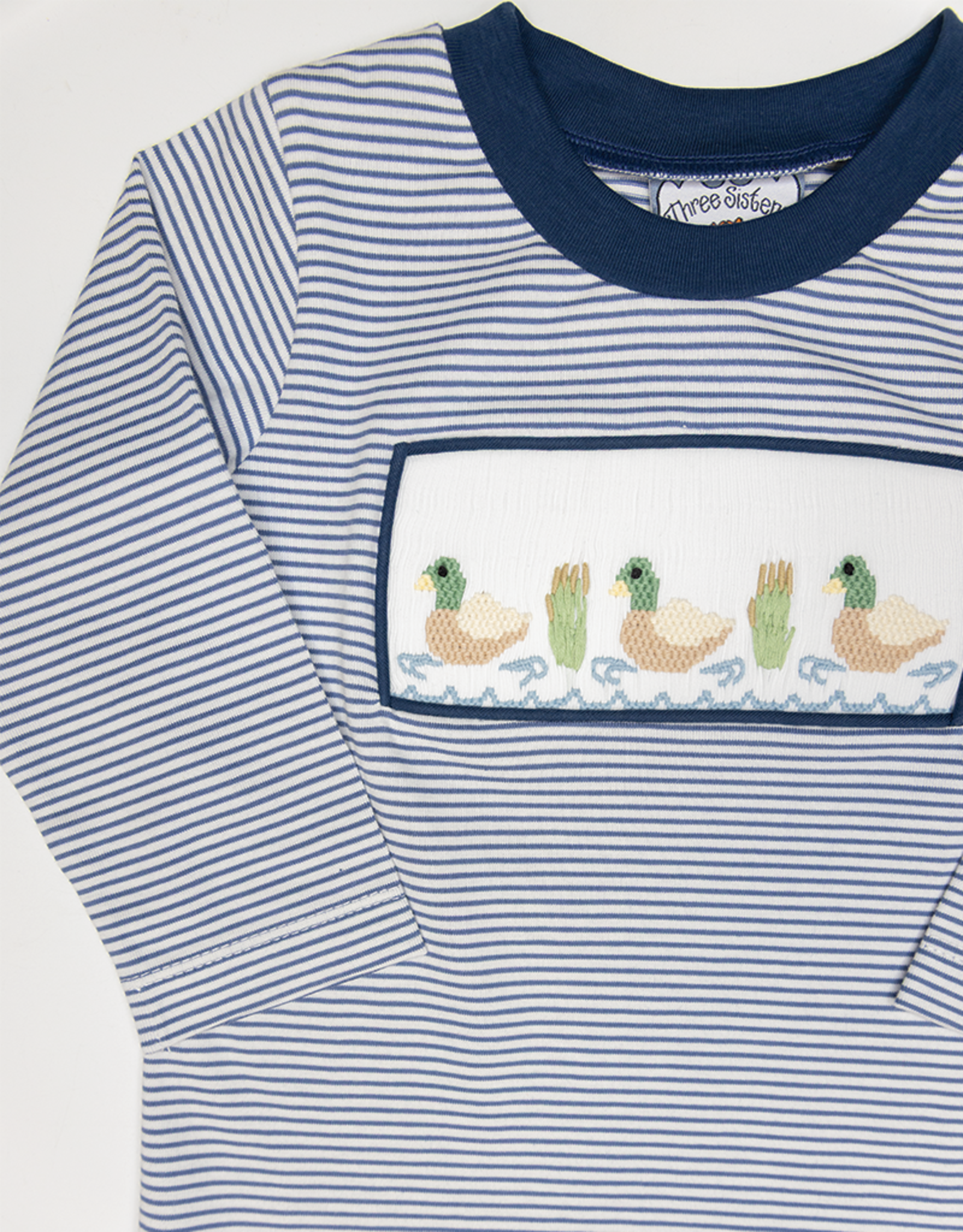 Three Sisters 731 Mallard Smocked Shirt