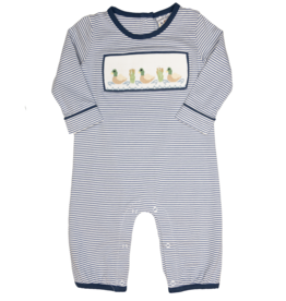 Three Sisters Mallard Smocked Romper
