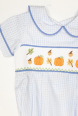 Three Sisters 725 It's Fall Smocked Boy Bubble